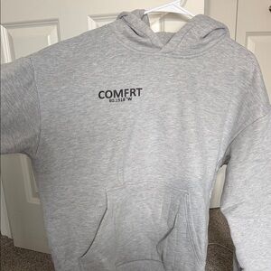 COMFRT Women's Gray Hooded Sweatshirt